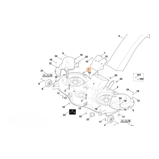 Stihl  Płytka wspornika 6170 706 1110
